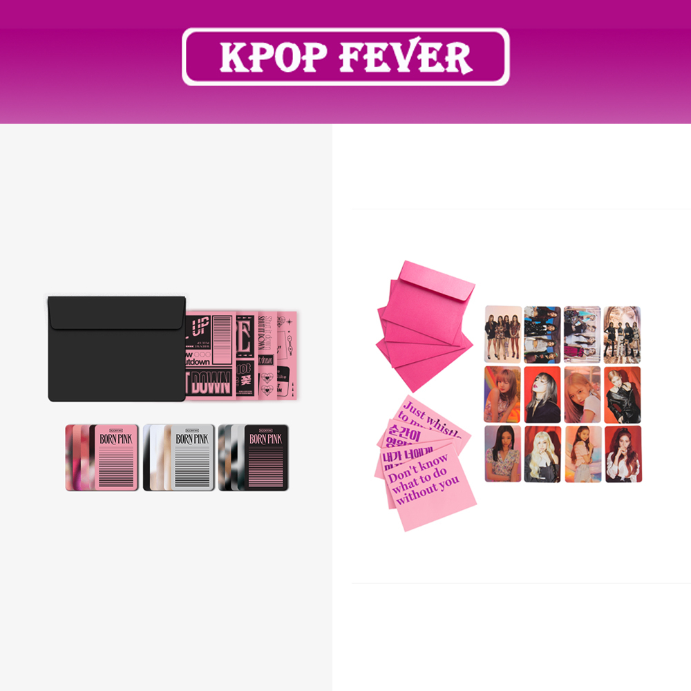 Blackpink Born Pink Photocards (55 Cards) – Kpop Exchange