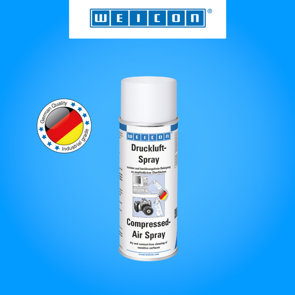 WEICON Compressed Air Spray 400ml, Contact-free / dry cleaning universal