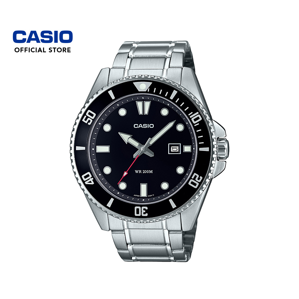 Casio watch stainless hot sale steel price