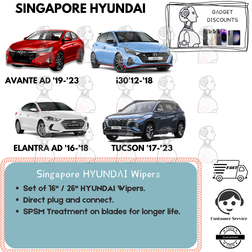 Windscreen Wiper / Windshield Wipers for Clean Hyundai Avante Elantra