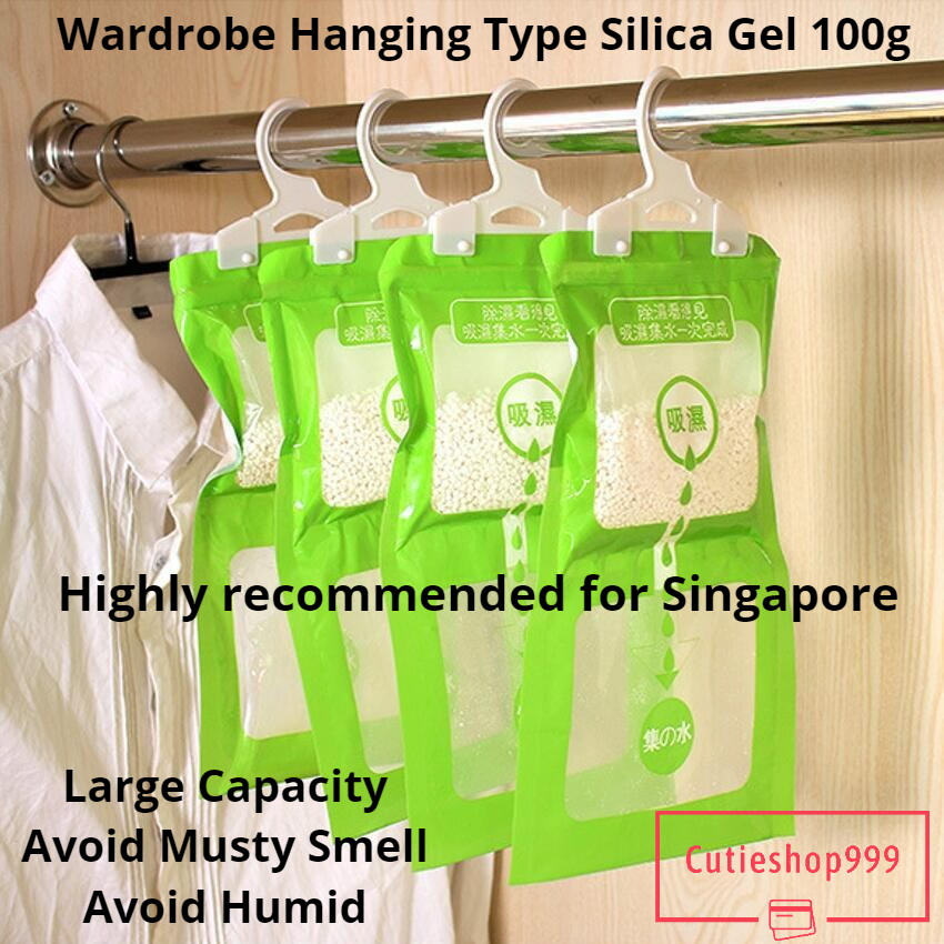 SG SELLER💕Hanging Desiccant Dehumidifier Dry Bag Moisture Absorption