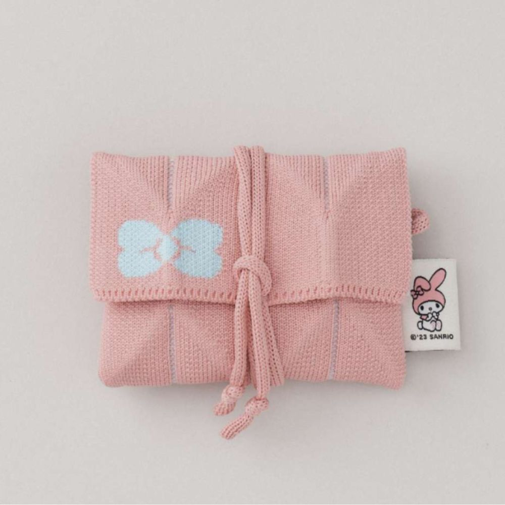 【JOSEPH&STACEY × Sanrio】Lucky Pleats Knit Card Wallet Lucky Pleats Knit Card Wallet Hello Kitty Vanilla | JOSEPH