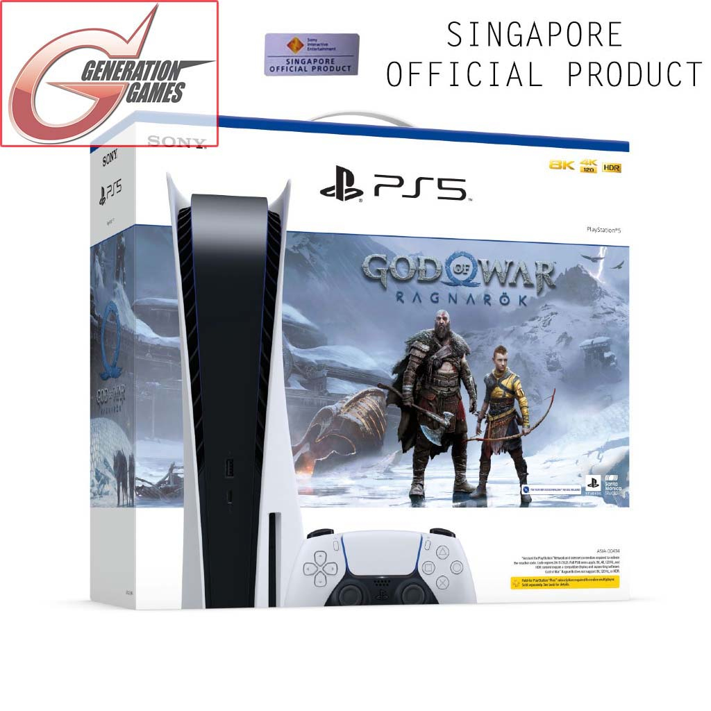 *Local SG Set* Sony PS5 PlayStation 5 Disc Edition Console God of War