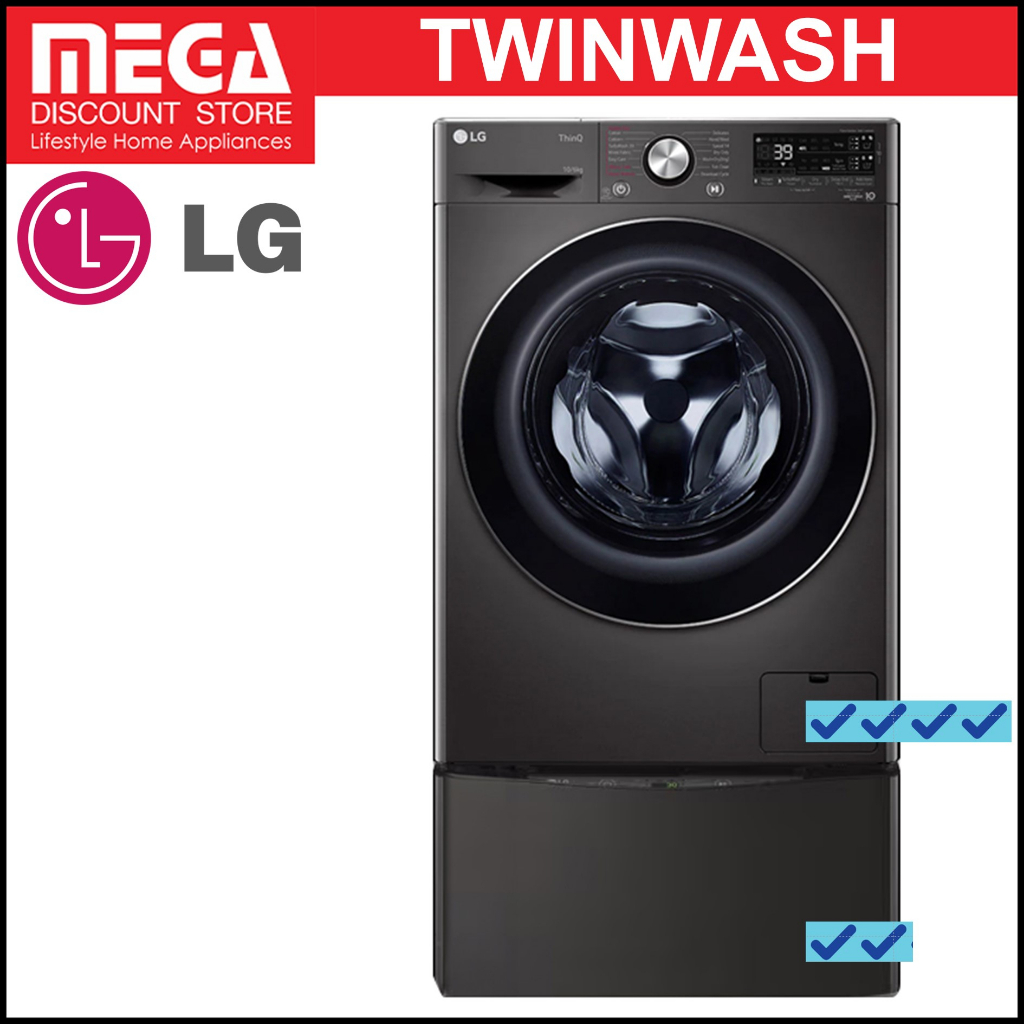 2.5KG TWINWash™ Mini Washing Machine in Black