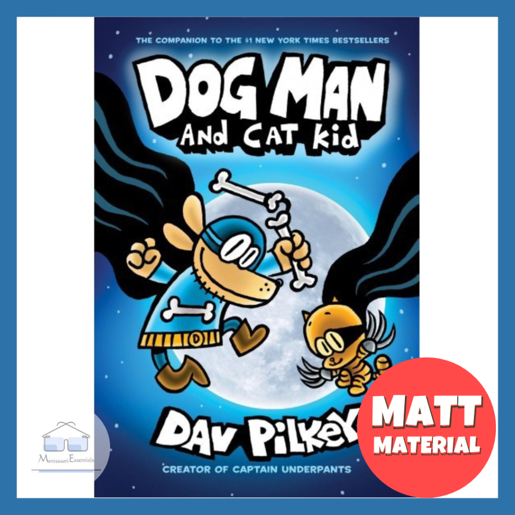 Dog Man (Book 4) Dog Man And Cat Kid by Dav Pilkey Children Hardcover