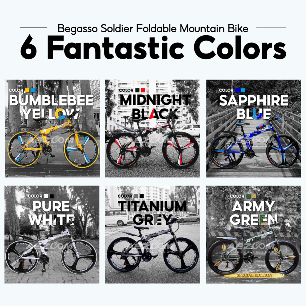 Begasso soldier folding bike discount