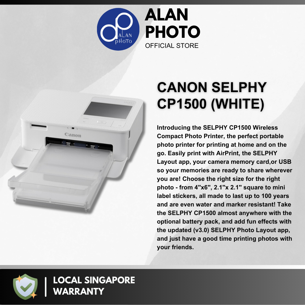 Canon SELPHY CP1500 Wireless Compact Photo Printer | Canon