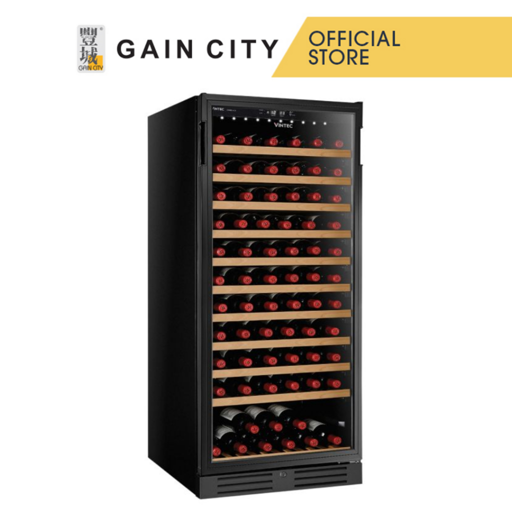 Vintec 121 Bottles Singlezone Wine Cellar Vws121scax Shopee Singapore