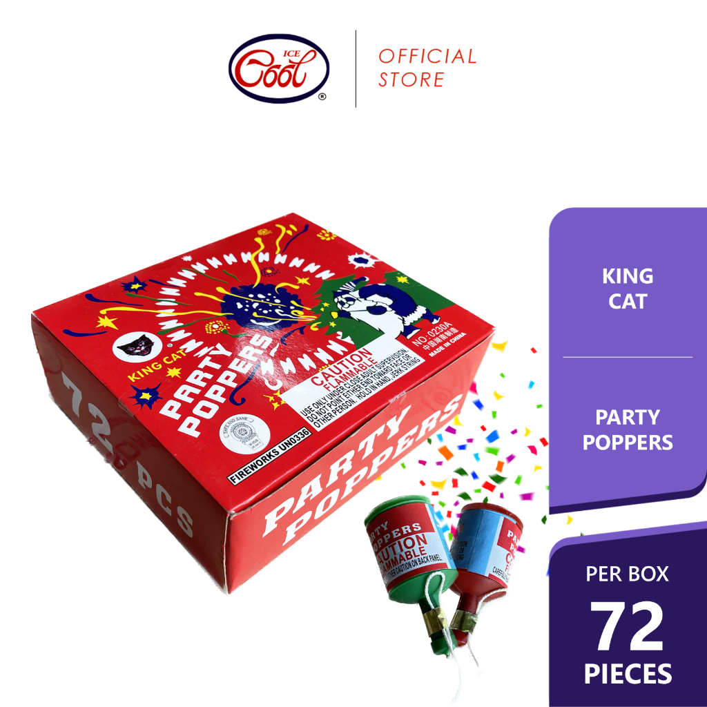 [72 PCS] Mini Party Poppers Birthday Poppers Wedding Confetti