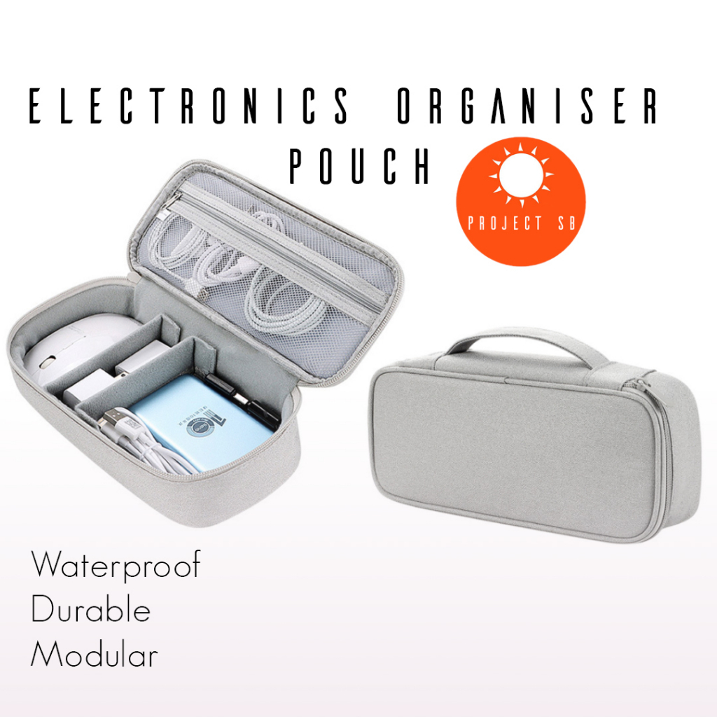 Waterproof TravelFriendly Digital Accessories Organizer Bag Cable