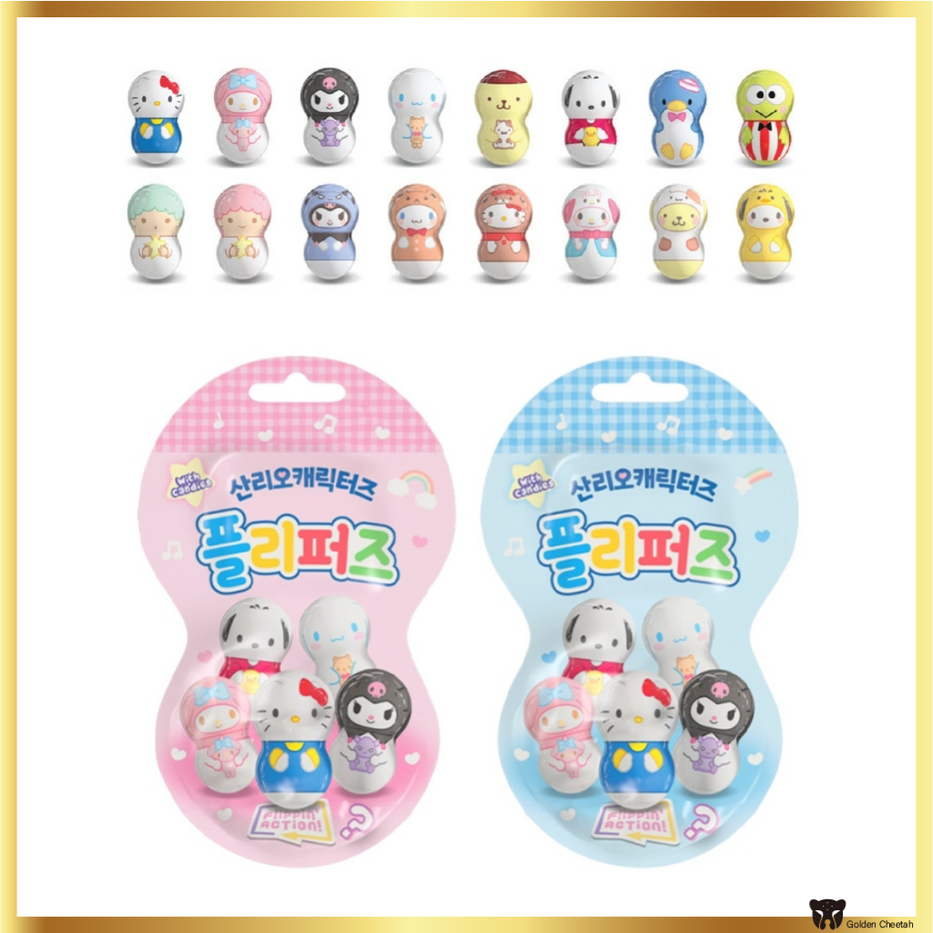 Sanrio Characters Flipperz 16 Characters Random Roly Poly Toy 1pcs ...