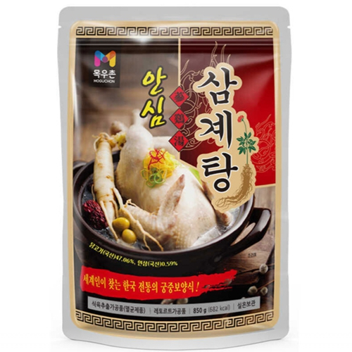 [MOGUCHON] Korean ginseng Chicken soup 850g, 한국 인삼 삼계탕 Korean
