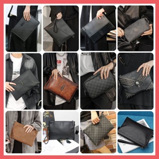 Ready Stock!! Men Clutch Bag Mens PU Hand carry Clutch Bag Long Wallet Beg  tangan