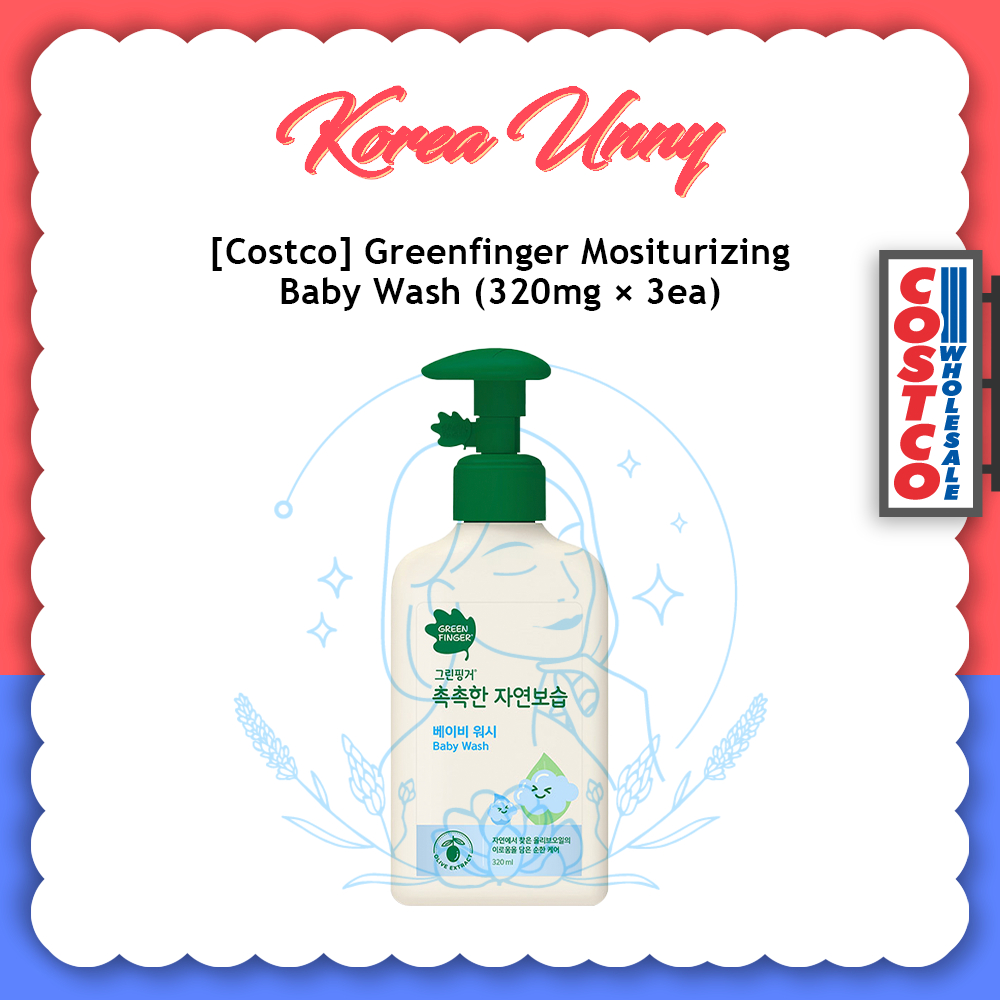 [Costco] Greenfinger Mositurizing Baby Wash 320ml x 3ea Shopee Singapore