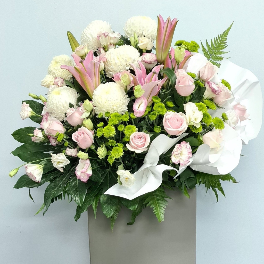 FREE DELIVERY Breath Of Sweet Flowers Condolences Flower Stand