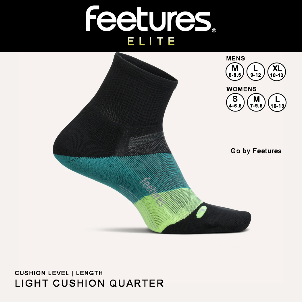 Feetures men's running socks sale