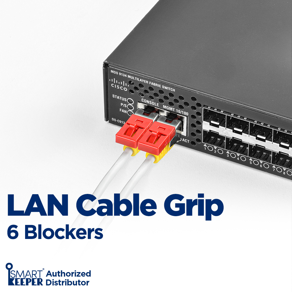 SMARTKEEPER LAN Cable Grip 6 (RJ45 cable connector holder 6ea