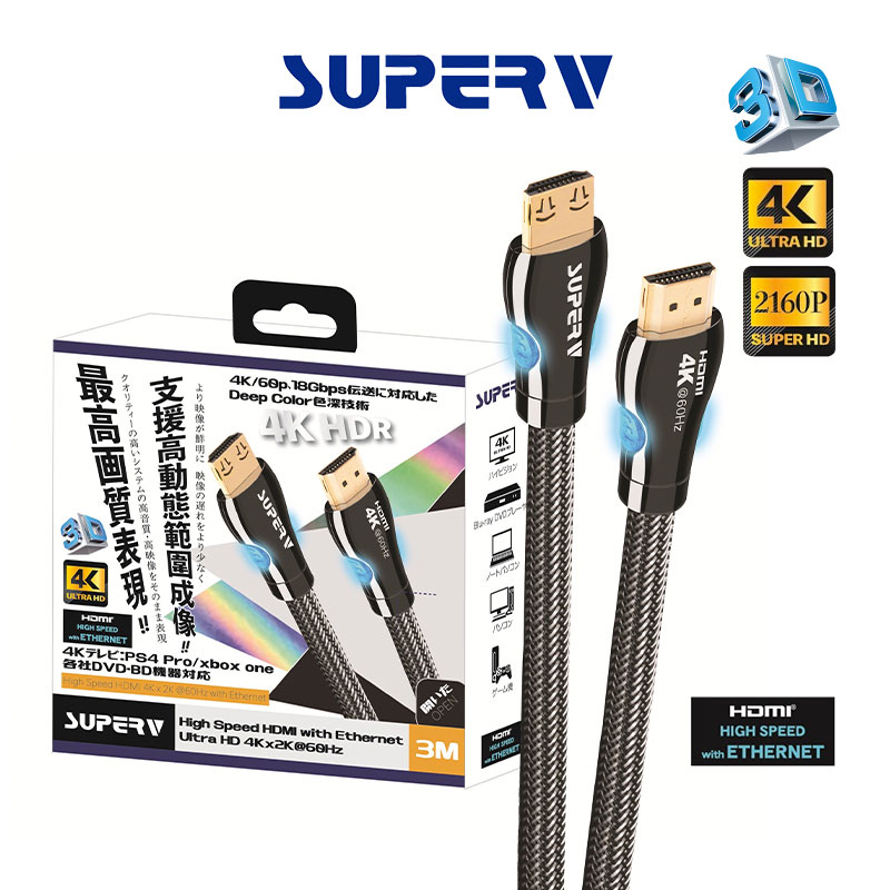 Hama - Cavo HDMI High Speed Con Ethernet, Ultra HD 8K, 120 Hz, Connettori Dorati, 1 Metro, Premium - 6