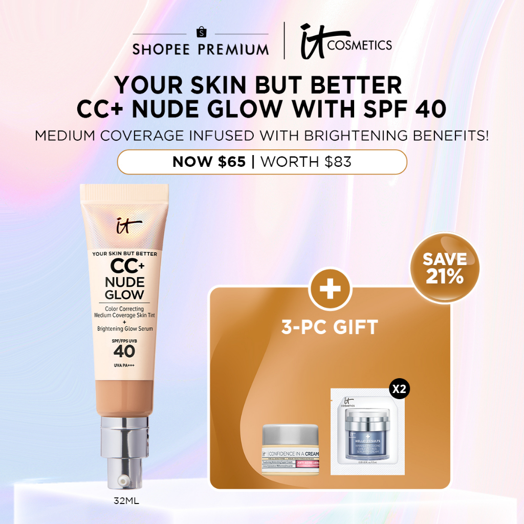 [4 4] It Cosmetics Nude Glow It Cosmetics Your Skin But Better Cc