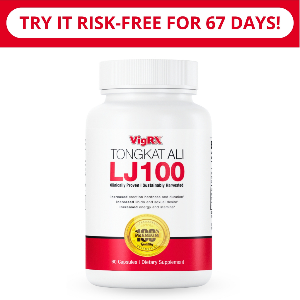 Vigrx Tongkat Ali 1 Month 60 Capsules Boost HGH for athletic
