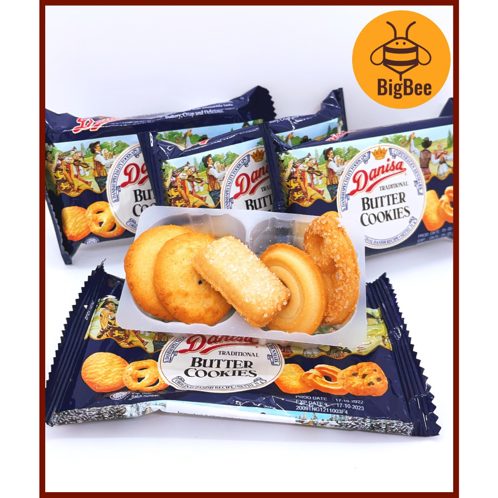 Danisa Butter Cookies 31g / pack Danisa Denish Butter Cookies