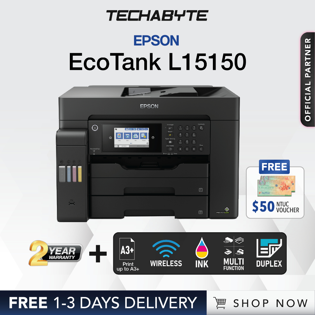 Epson EcoTank L15150 A3 Wi-Fi Duplex All-in-One Ink Tank Printer ...