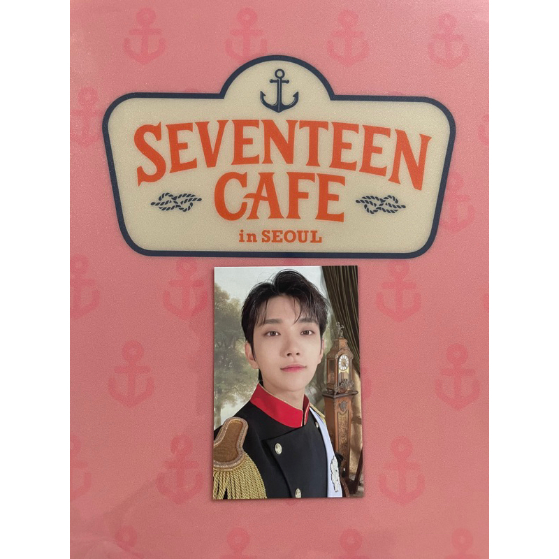 MERCH] Seventeen Cafe in Seoul Tray / Table Mat / Photocard PC