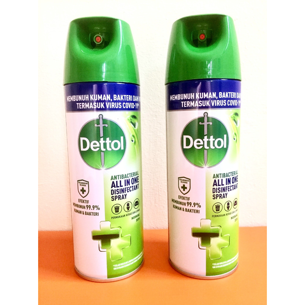 450ml DETTOL DISINFECTANT SPRAY Kills 99.99 Germ Scent Morning Dew