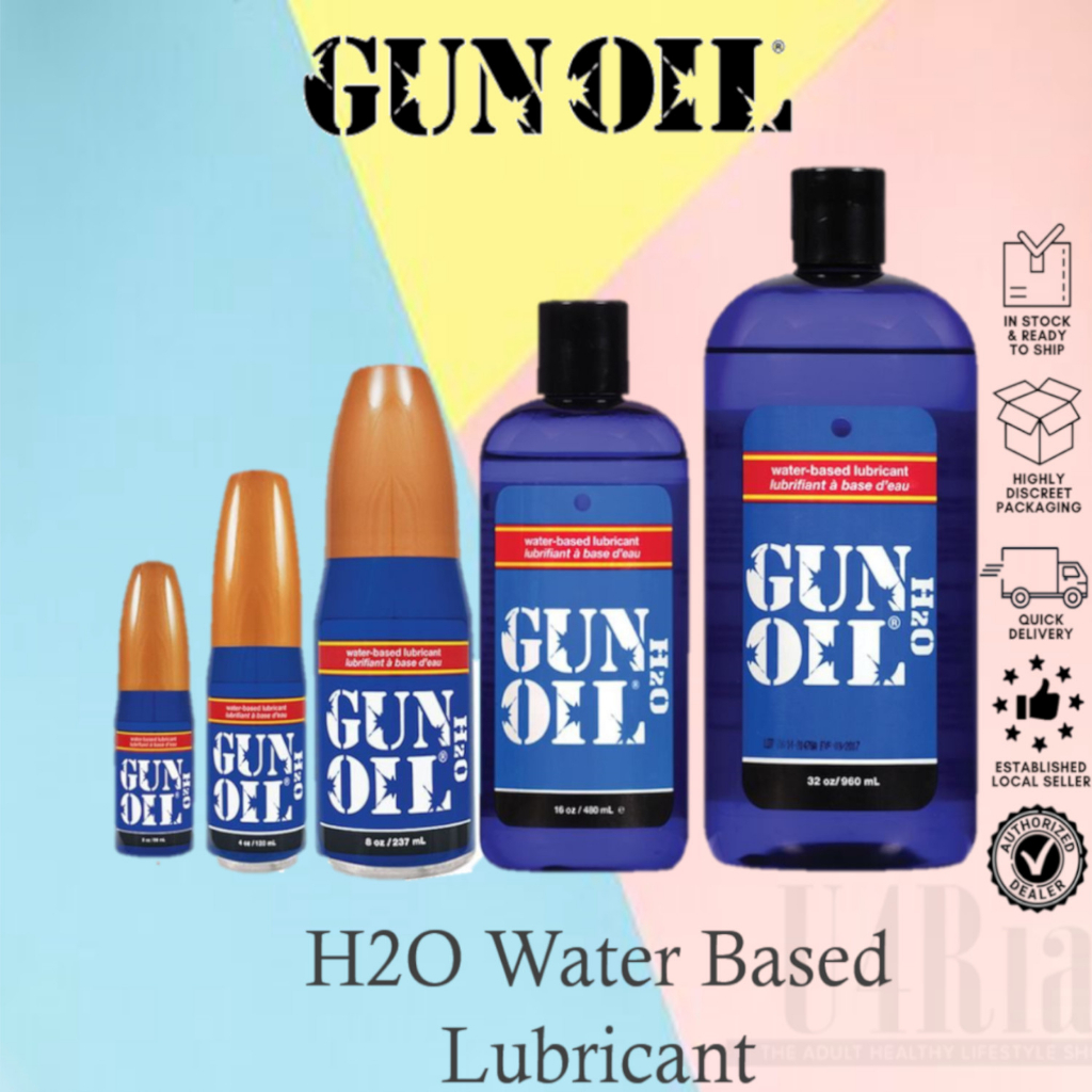 PH Balanced Lubricant Gun Oil H2O Water-Based Personal Lubricant - 480ml  Bottle