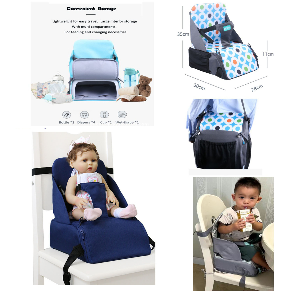 Easy Go Safety baby Lightweight High Chair Booster Seat, Great for