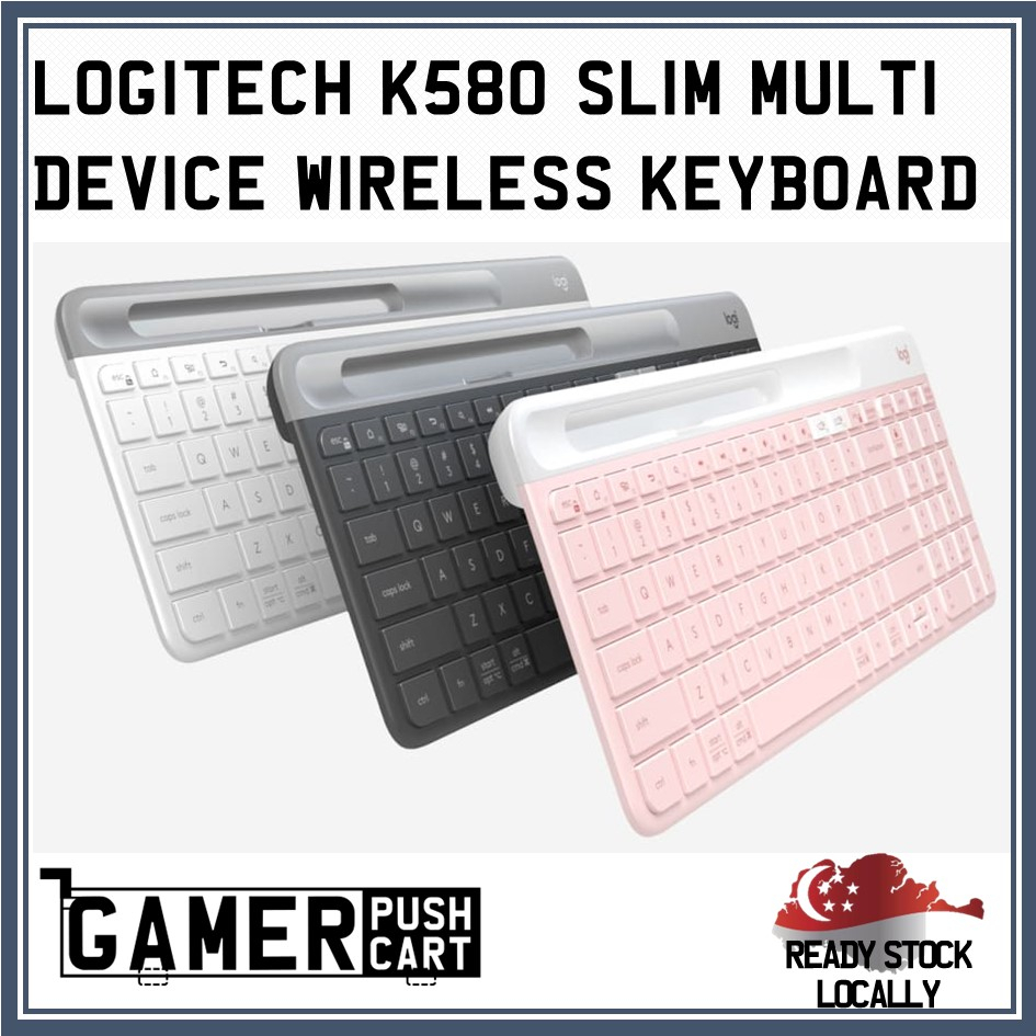 Logitech K580 Slim Multi-Device Wireless Keyboard | Shopee Singapore