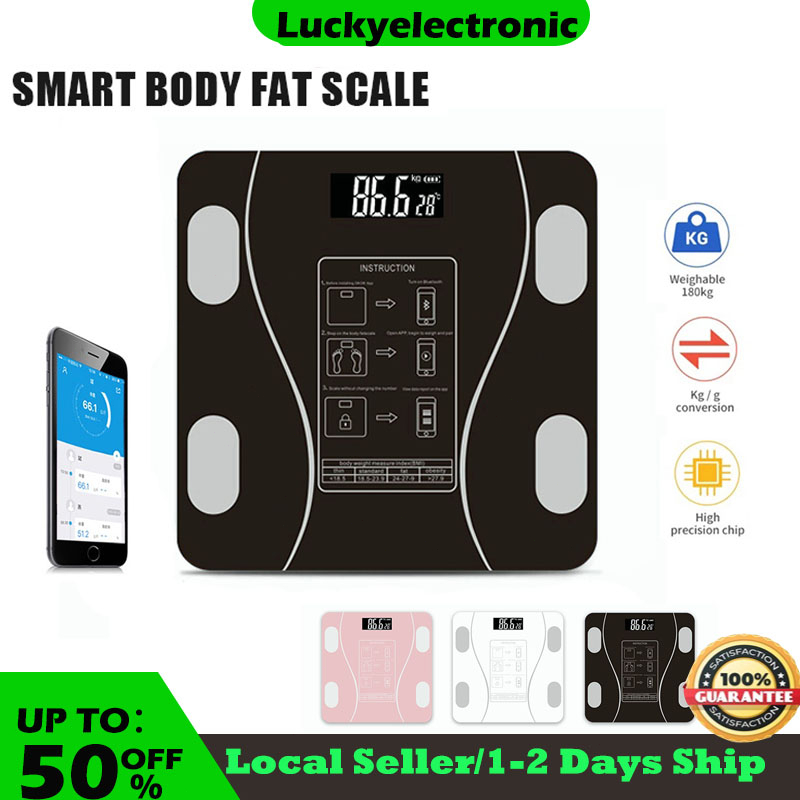 Bluetooth Body Fat Smart Weight Scale / Body Composition Scale Fat Scale Monitoring Health