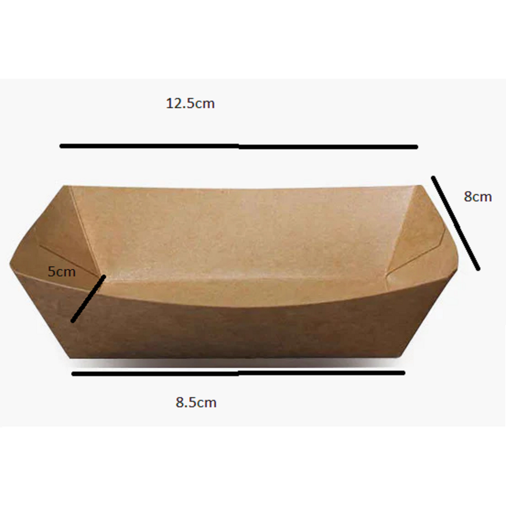 kraft-brown-paper-food-tray-boat-case-of-1000-shopee-singapore