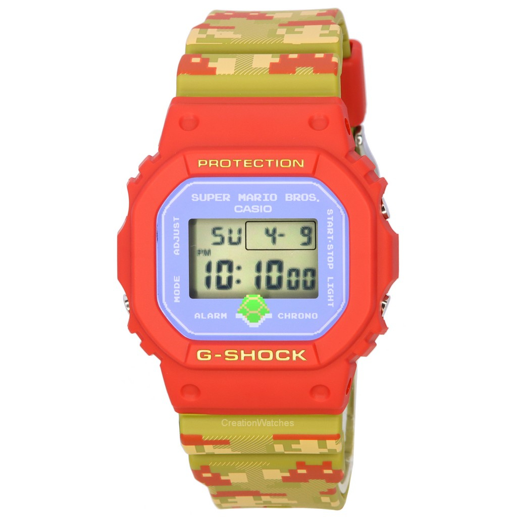 Casio G-Shock Super Mario Bros Digital Quartz DW-5600SMB-4 DW5600SMB-4 ...