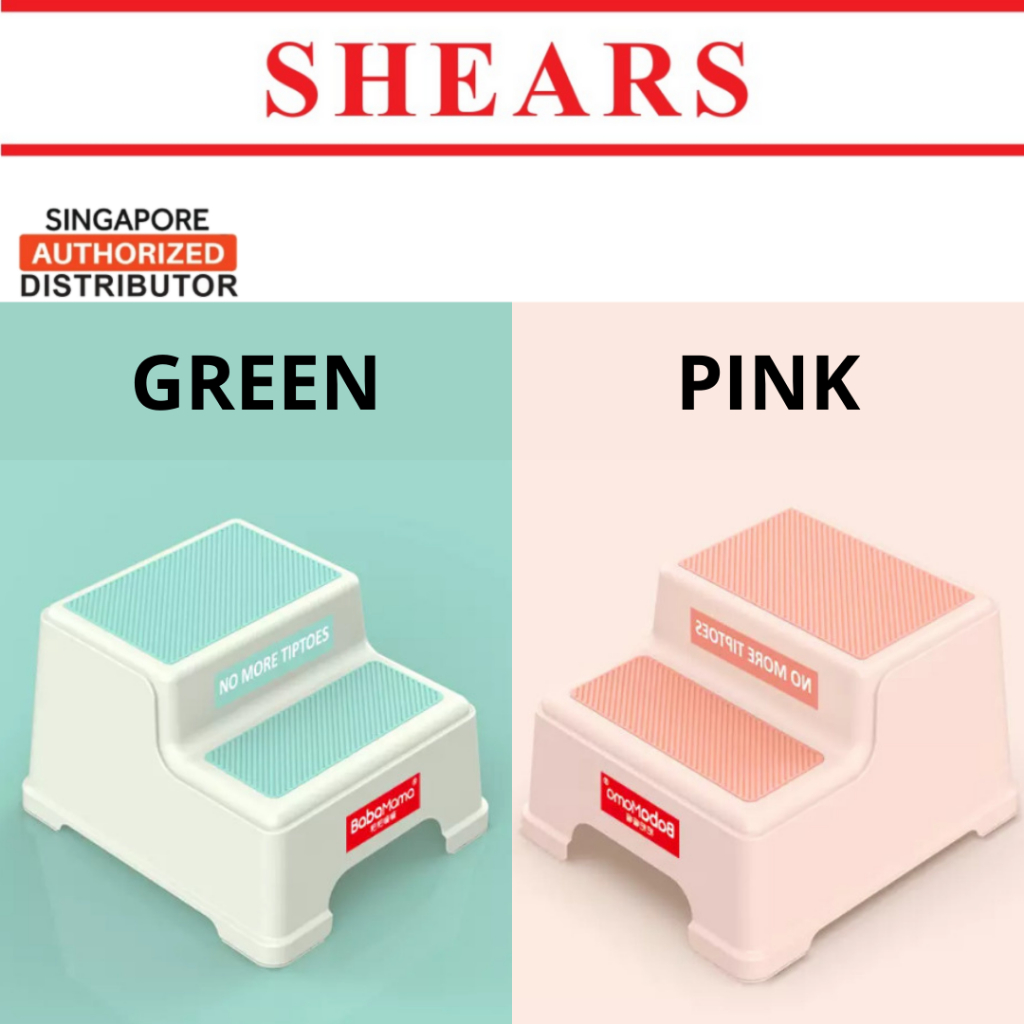 Shears Kids Step Stool Double Anti-slip Mat | Shopee Singapore