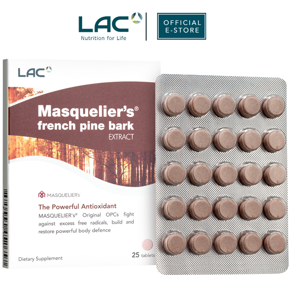 [LAC MASQUELIER'S] French Pine Bark Extract (25 vegitabs)