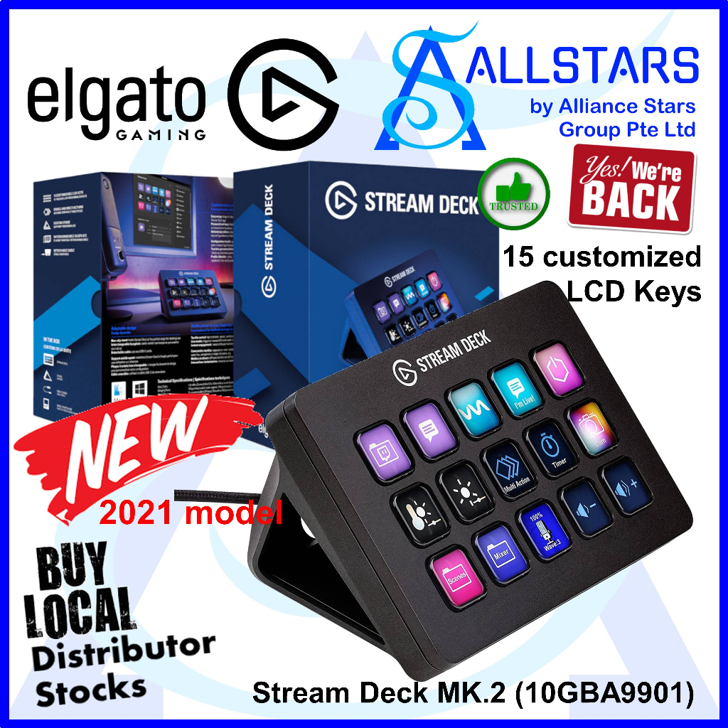 (ALLSTARS We Are Back Promo) Elgato Stream Deck MK.2 (Box labelled Stream Deck) (10GBA9901