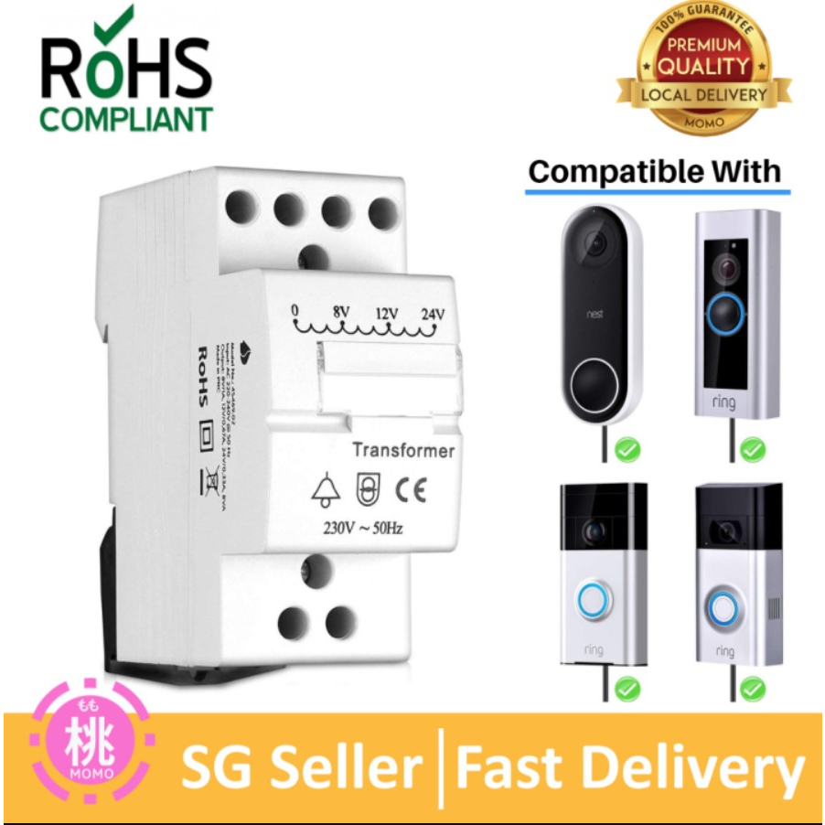 RoHS Door bell Transformer, for Ring Doorbell, Doorbell Pro and google Nest Doorbell