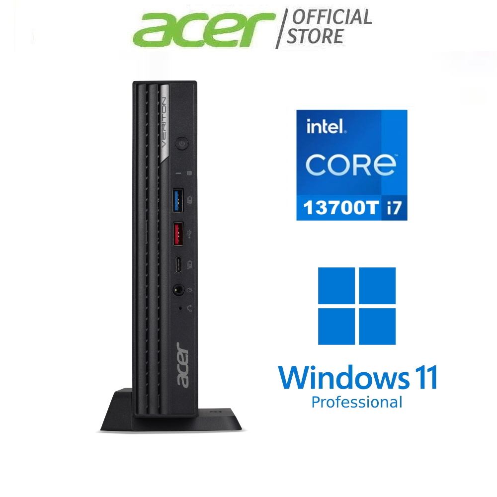 [13th Gen intel i713700T] Acer Veriton Mini PC VN4710GT Business Desktop Windows 11
