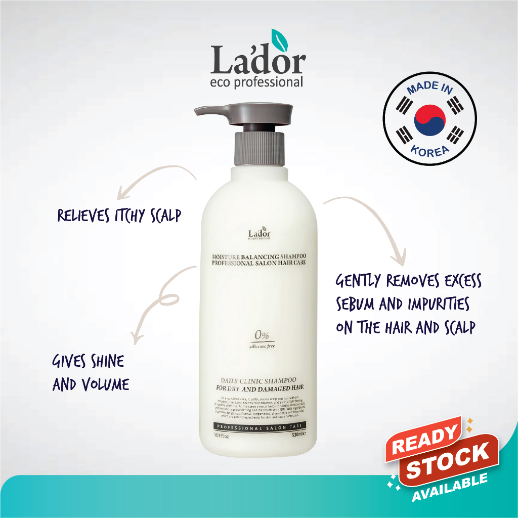 Lador Moisture Balancing Shampoo 530ml | Shopee Singapore