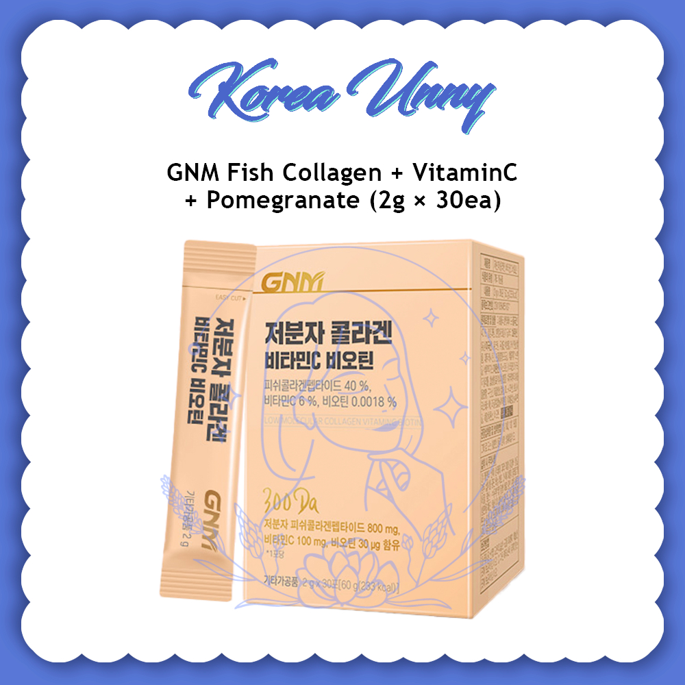 GNM Fish Collagen + VitaminC + Pomegranate + Biotin (2g x 30ea) 60g Renewal