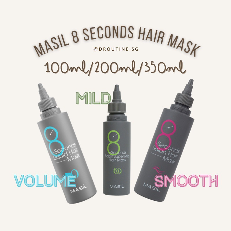[Official] MASIL 8 Seconds Salon/Liquid/Super Mild Hair Mask (100ml ...