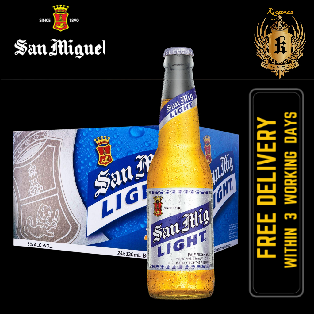 San Miguel Light Beer Pint 24 X 330ml BBD Jul 2024 Shopee Singapore   Sg 11134207 7qvdc Lgbvdmrd9pmo38