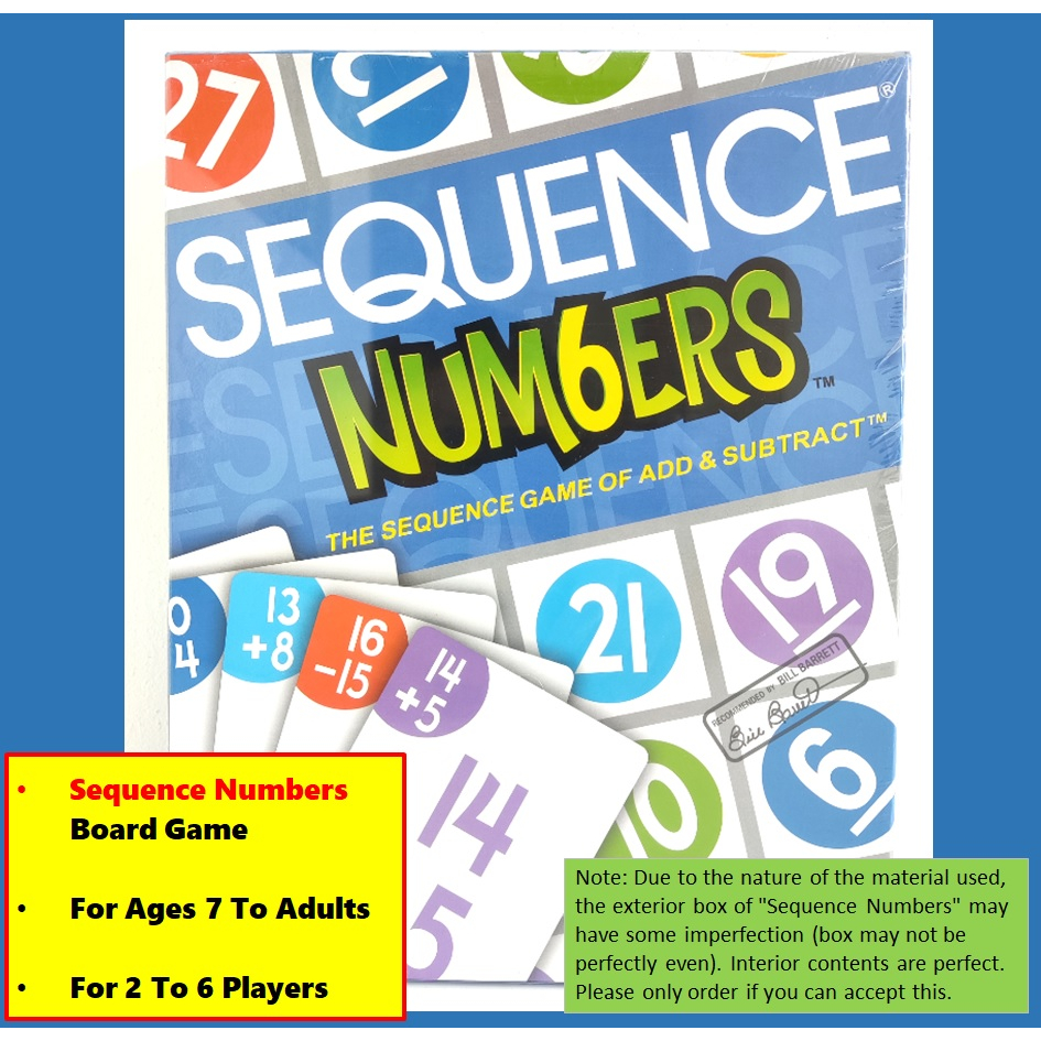 Charades For Kids / Taboo / Sequence For Kids / Sequence Numbers ...