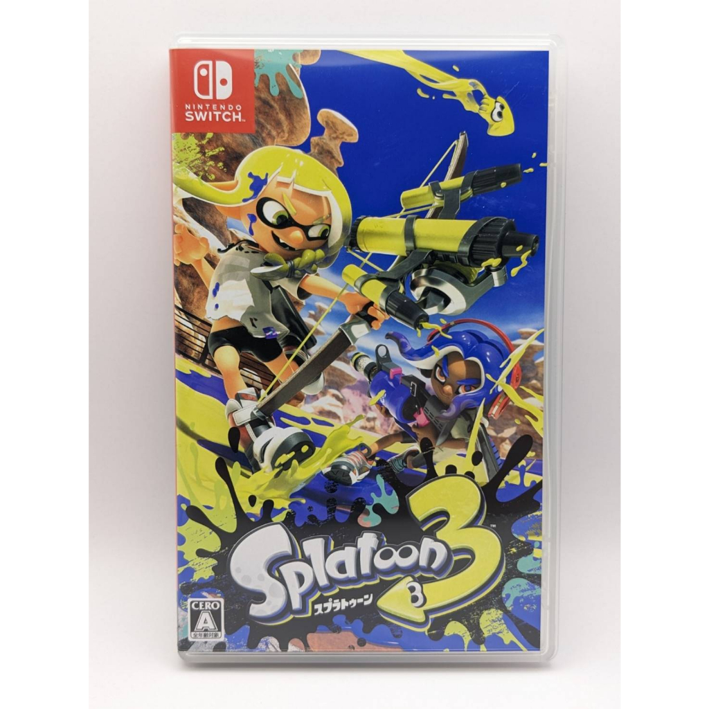 Splatoon 3 Nintendo Switch Japanese Game SD & Map book Set Free