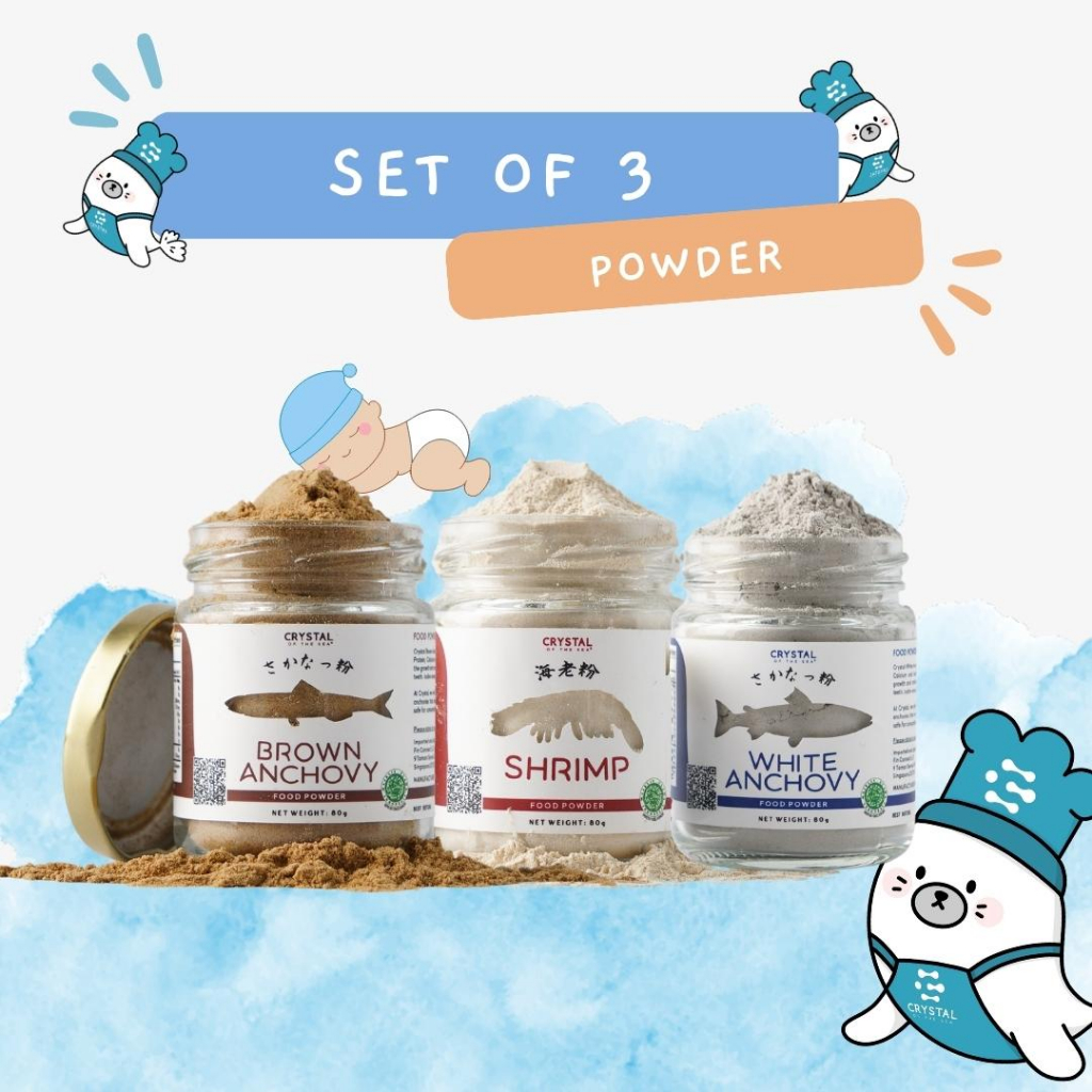 (Bundle of 3 80g 50.90 | Bundle of 3 20g 19.90) White Anchovy + Brown ...