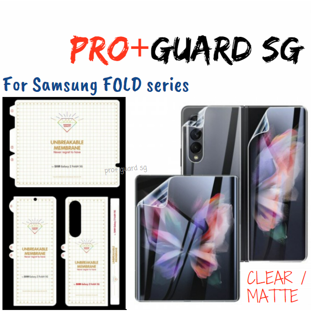 [SG] Hydrogel Film Samsung Fold 5 4 3 Oppo N3 Screen Protector not