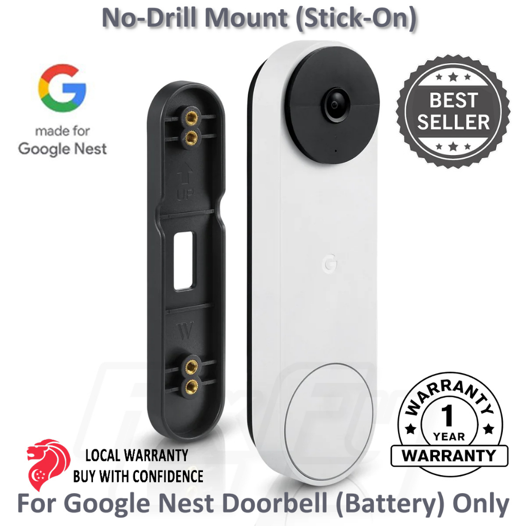 Google Nest Doorbell Doorbell Theft Wasserstein Anti-Theft Mount