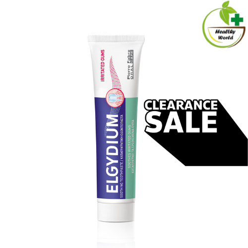 ELGYDIUM IRRITATED GUMS Toothpaste 75ml Clearance Promo (Nov 2023