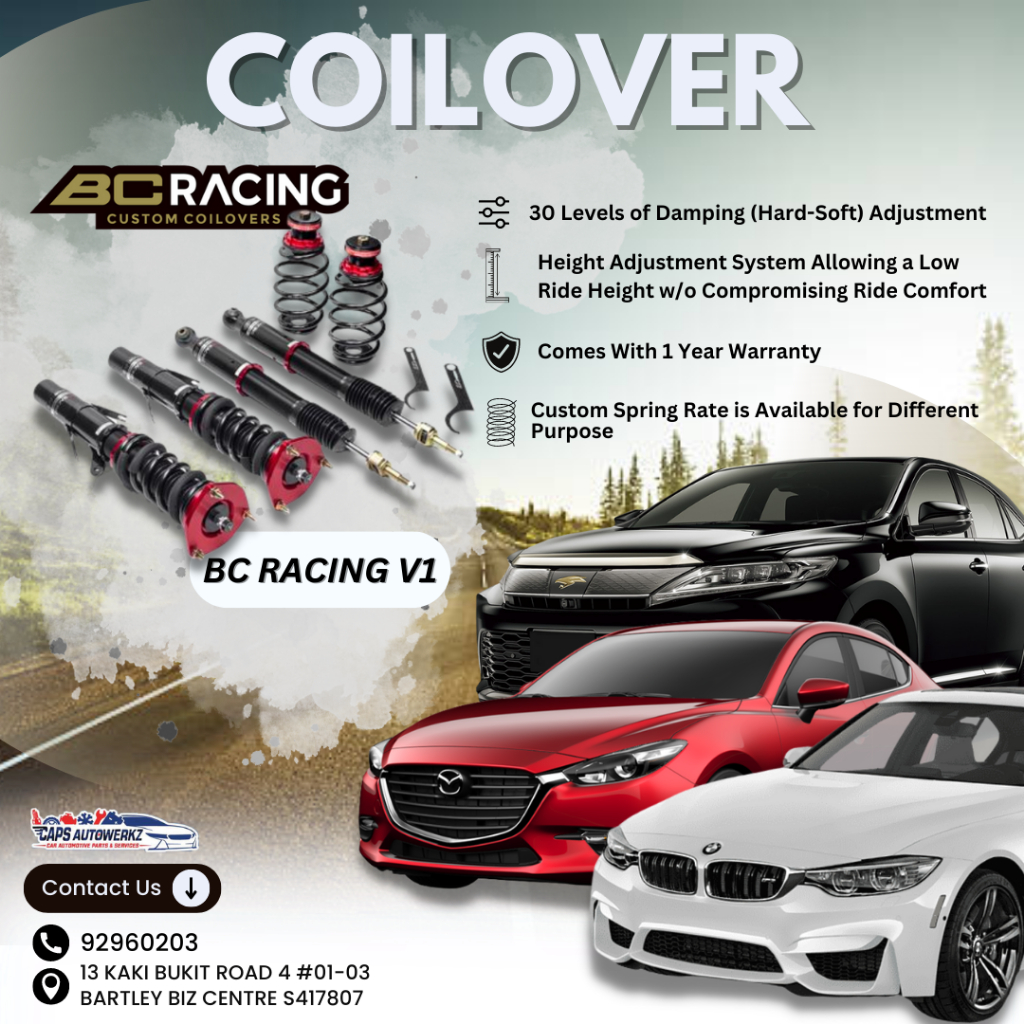 [INSTALL INCLUDED] BC Racing V1 Series Coilover Set SG | Adjustable ...